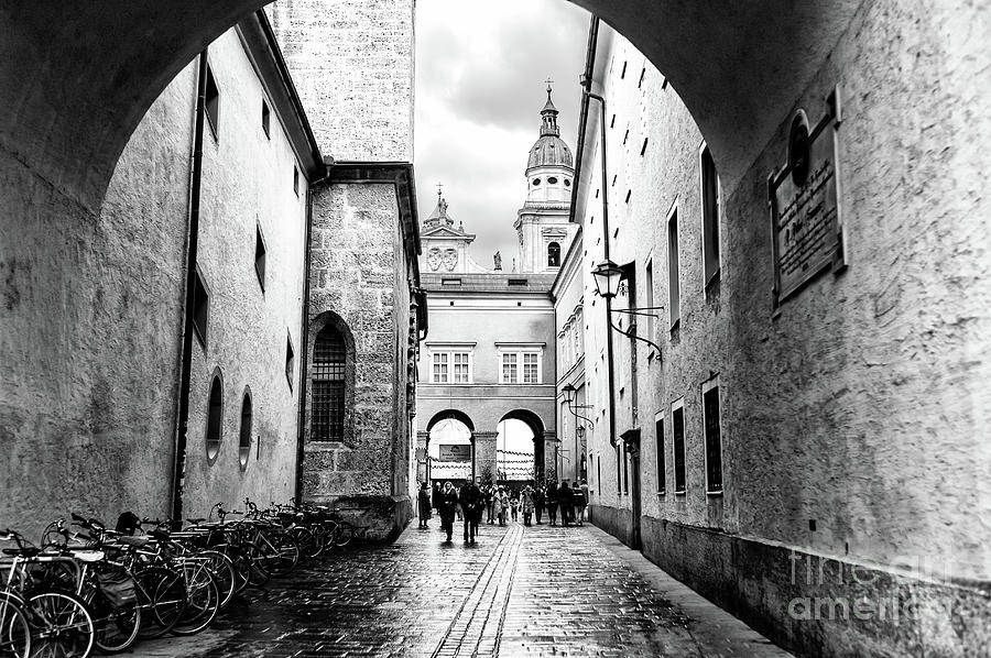 Salzburg Cobblestone Walk Photograph by John Rizzuto