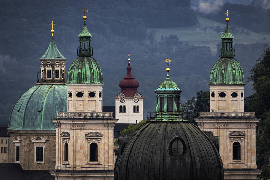 Architecture Photograph - Salzburg Rhythm by Christopher Budny