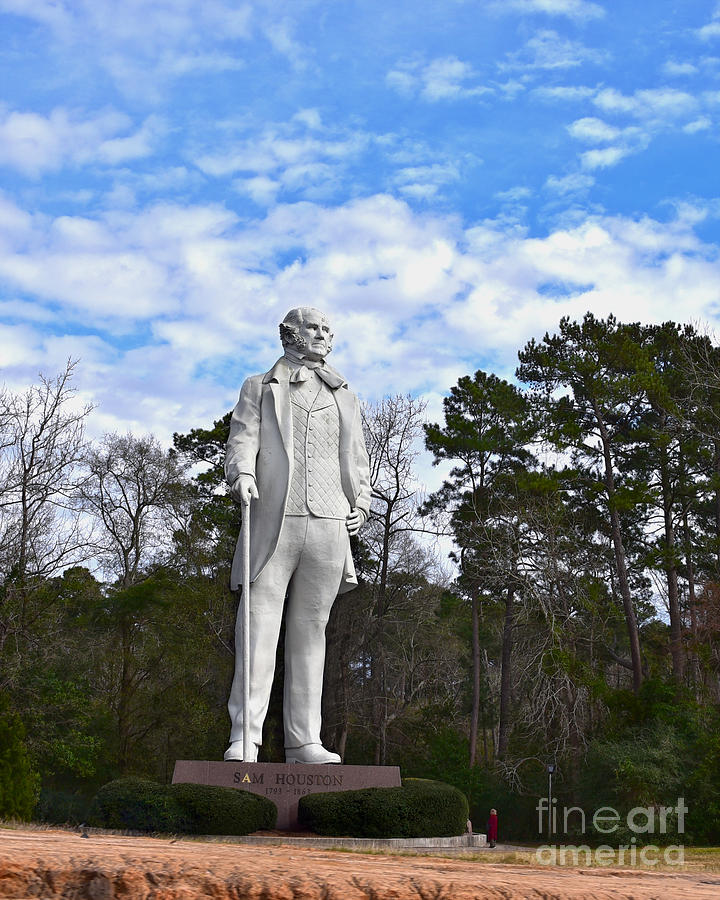 Sam Houston Statue Photograph