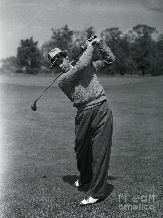 Sam Snead Golfing In Metropolitan Open Photograph by Bettmann