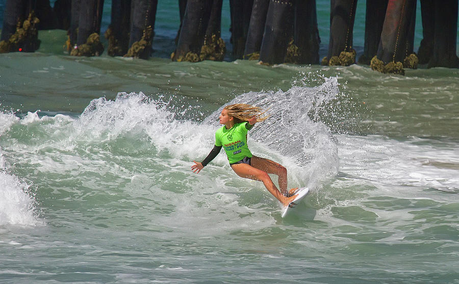 Samantha Sibley Surfer Photograph by Waterdancer