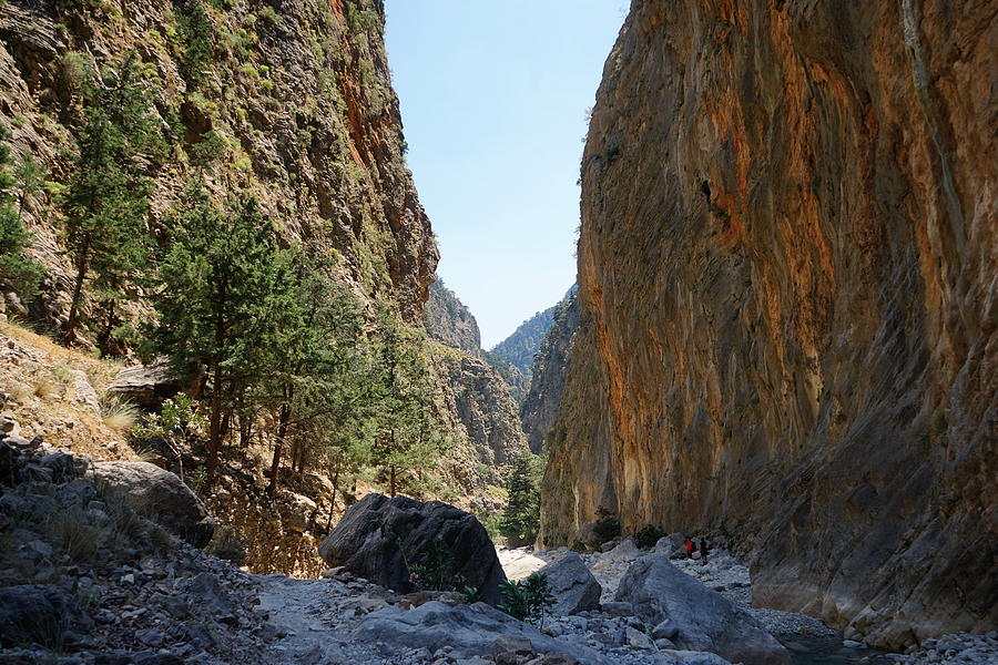 Nature Photograph - Samaria Gorge Riverbed by Two Small Potatoes