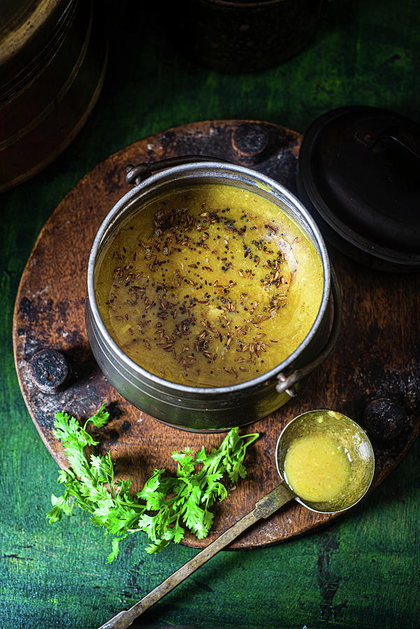 Sambar lentil And Tamarind Sauce, India Photograph by Preeti ...