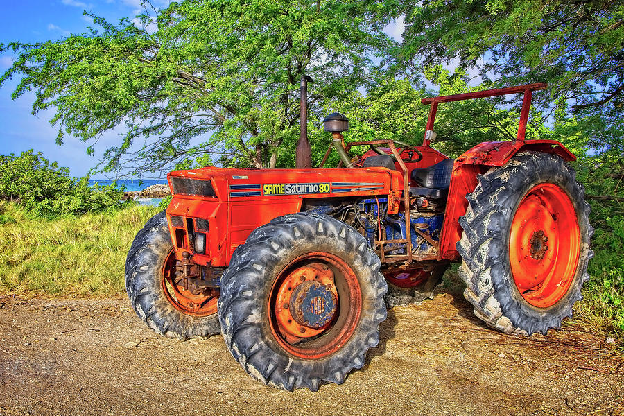 Transportation Photograph - Same Saturno 80 Tractor by Marcia Colelli