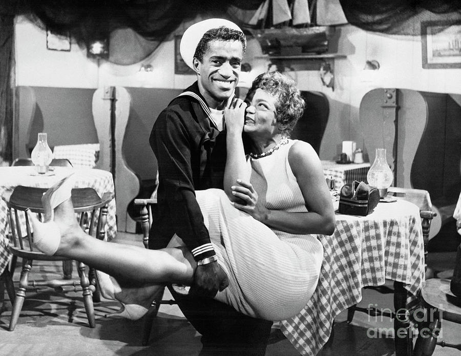 Sammy Davis, Jr. And Eartha Kitt Photograph by Bettmann