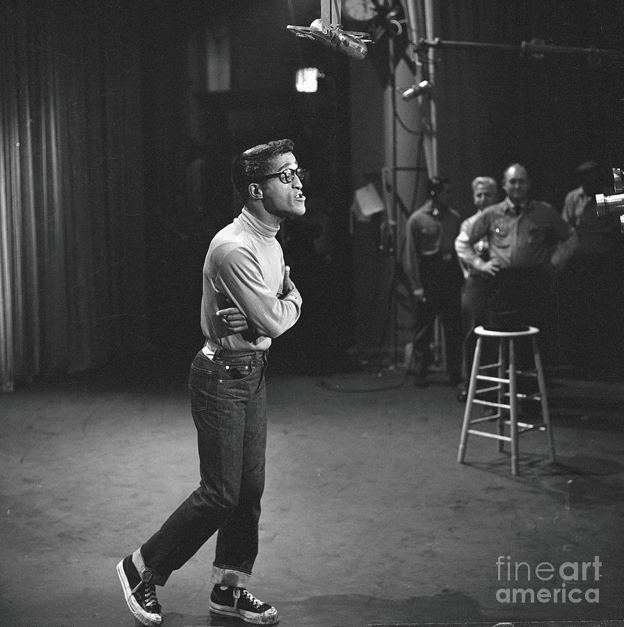 Sammy Davis Jr Photograph - Sammy Davis Jr. On The Big Record by Cbs Photo Archive