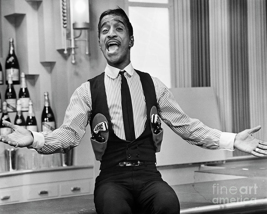 Sammy Davis, Jr. Singing Photograph by Bettmann