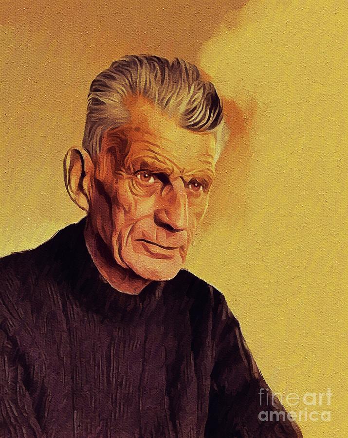 Samuel Beckett, Literary Legend Painting