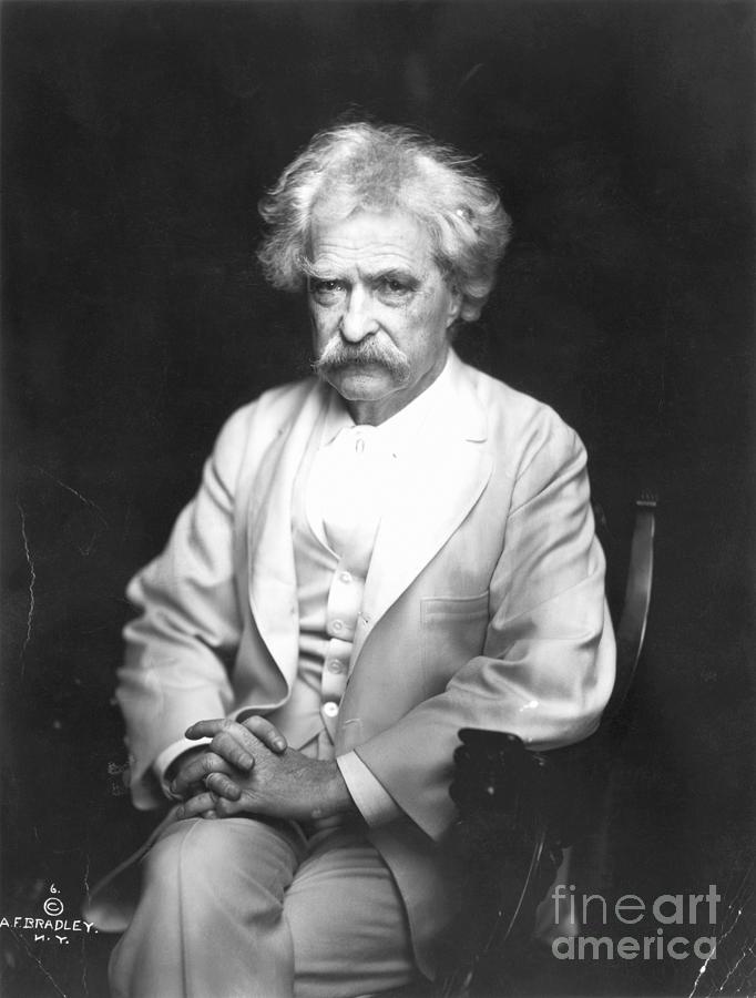 Samuel Clemens Seated Photograph by Bettmann