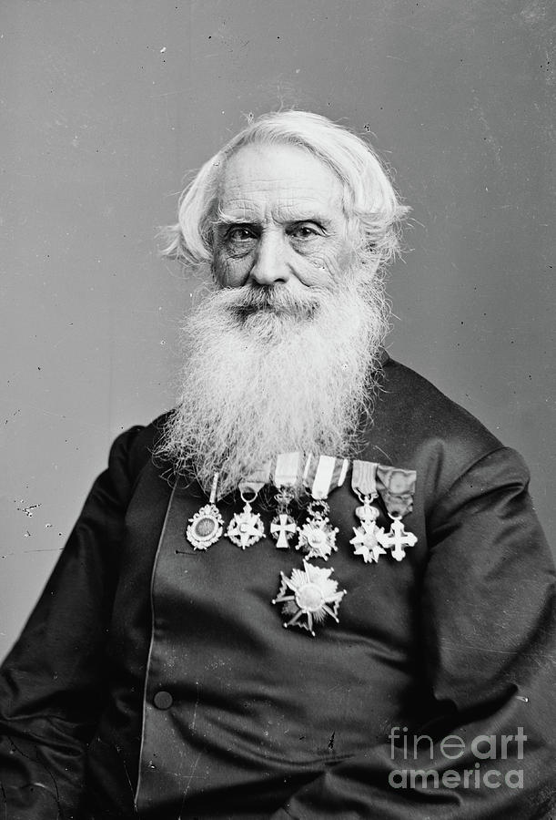 Samuel Fb Morse 1866 Bw Photo Photograph By Mathew Brady Pixels 1845