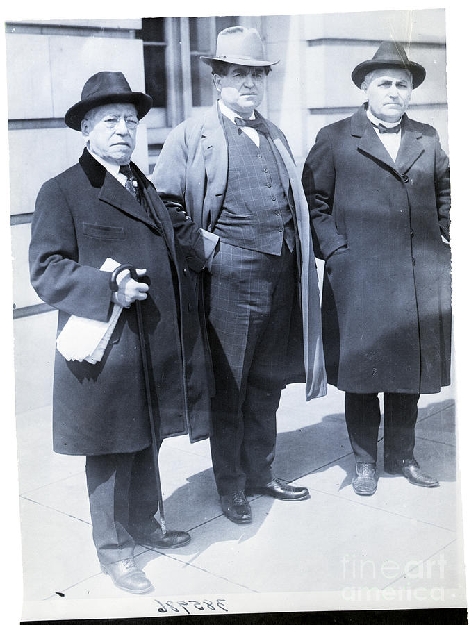 Samuel Gompers And John L. Lewis Photograph by Bettmann