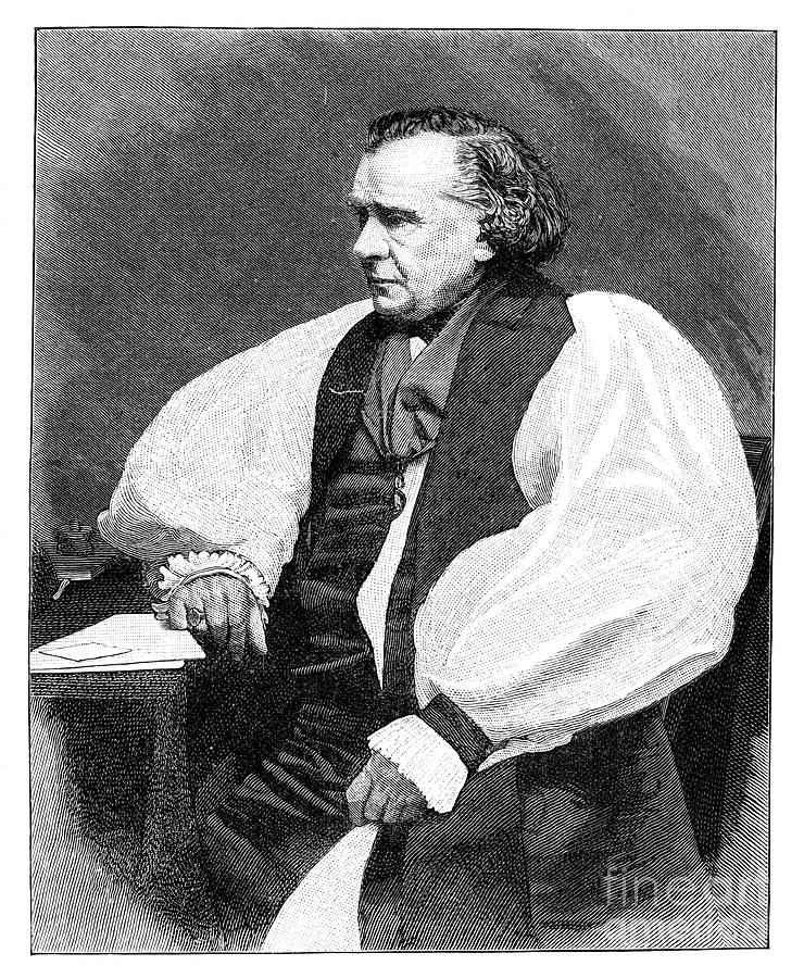 Samuel Wilberforce 1805-1873, Bishop Drawing by Print Collector