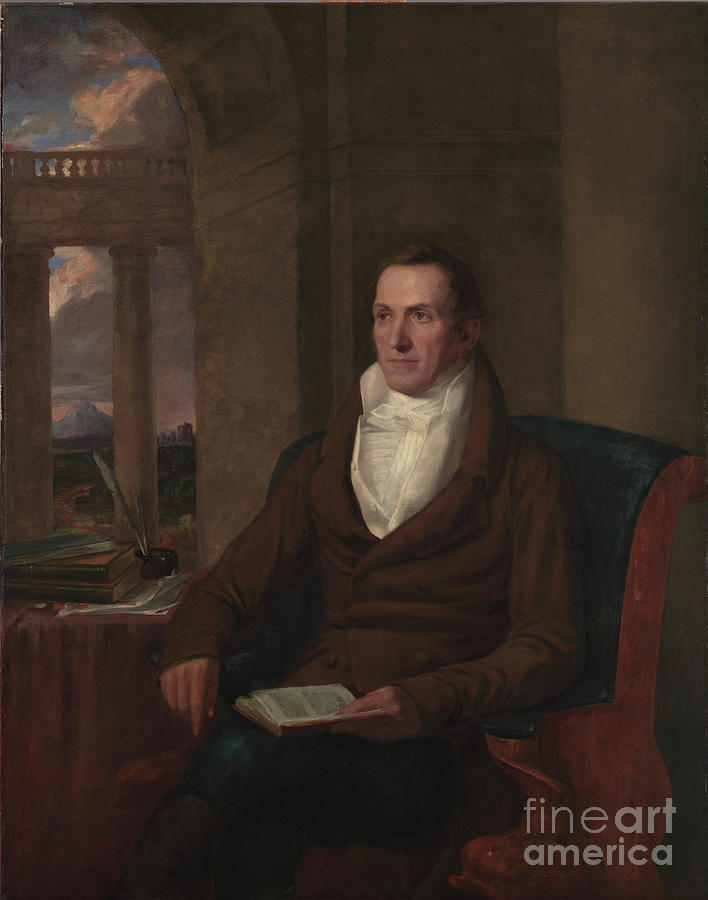 Samuel Williams, C.1817 Painting by Washington Allston