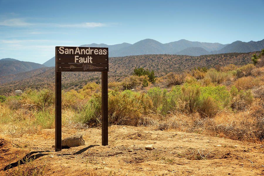San Andreas Fault Photograph - San Andreas Fault by Ricky Barnard San Andreas Fault Photograph - San Andreas Fault by Ricky Barnard