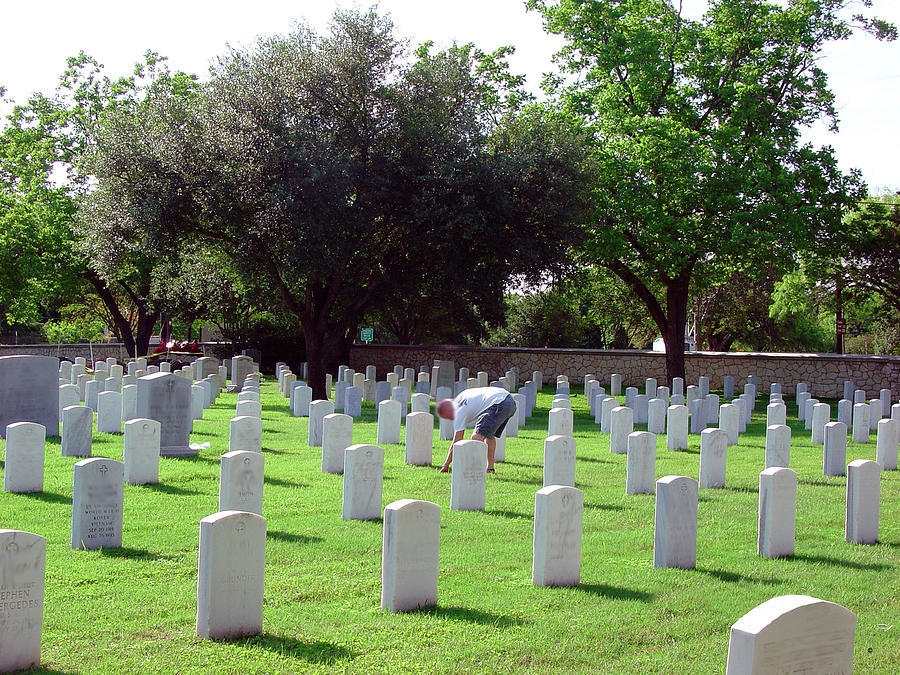 San Antonio Photograph - San Antonio Cemetery by Audrey