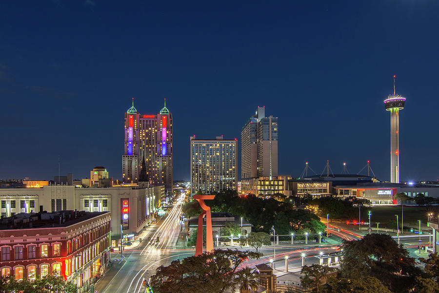 San Antonio Skyline Photograph By Jeffrey Kennedy - Pixels