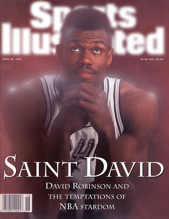 San Antonio Spurs David Robinson Sports Illustrated Cover Photograph by Sports Illustrated