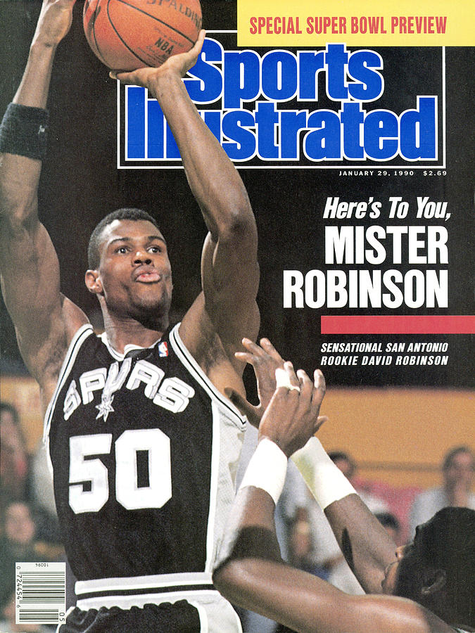 San Antonio Spurs David Robinson... Sports Illustrated Cover Photograph by Sports Illustrated