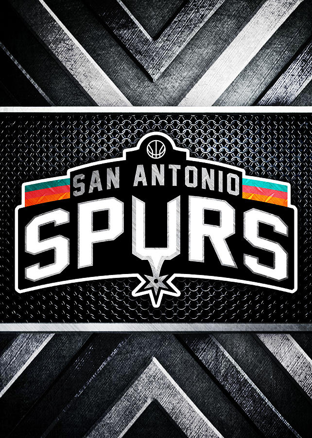 San Antonio Spurs Logo Art 1 Digital Art By William Ng