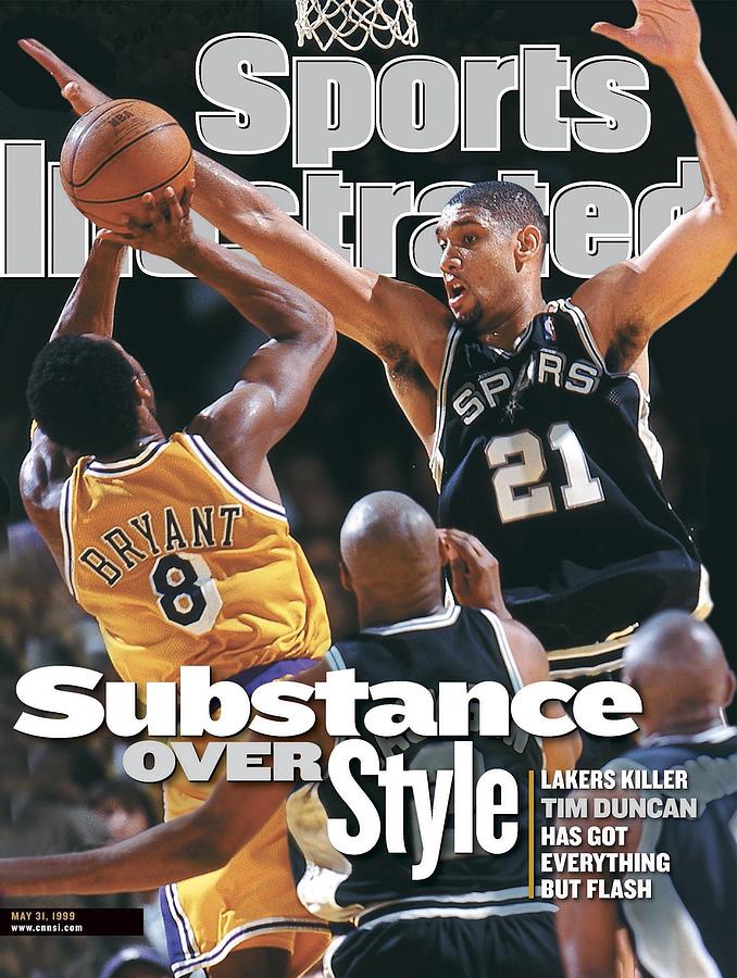 San Antonio Spurs Tim Duncan, 1999 Nba Western Conference Sports Illustrated Cover Photograph by Sports Illustrated