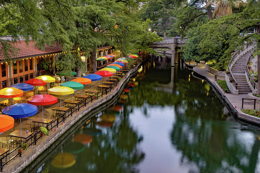 San Antonio Texas Riverwalk View at Dawn Photograph by Gregory Ballos ...