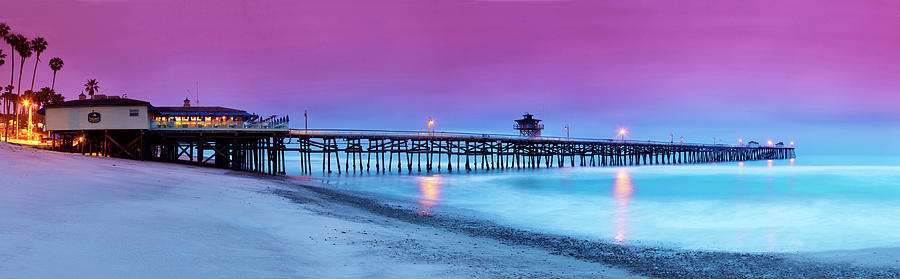 San Clemente Pastels Photograph by Sean Davey