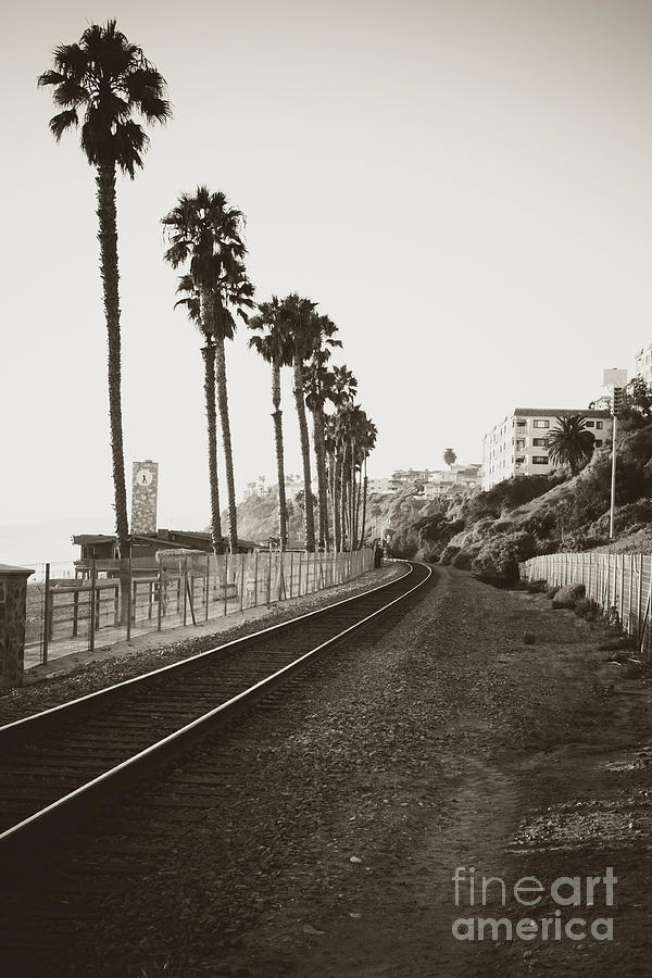 San Clemente Train Tracks Photograph by Ana V Ramirez