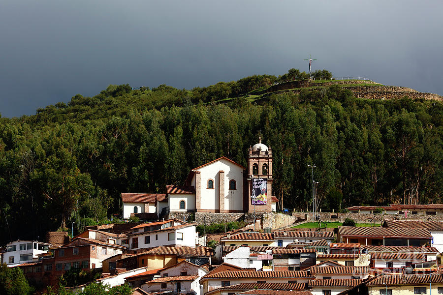 San Cristobal Church Cusco Peru Photograph by James Brunker