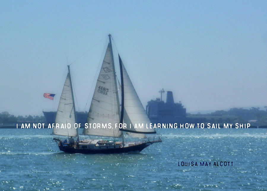 SAN DIEGO BAY quote Photograph by JAMART Photography