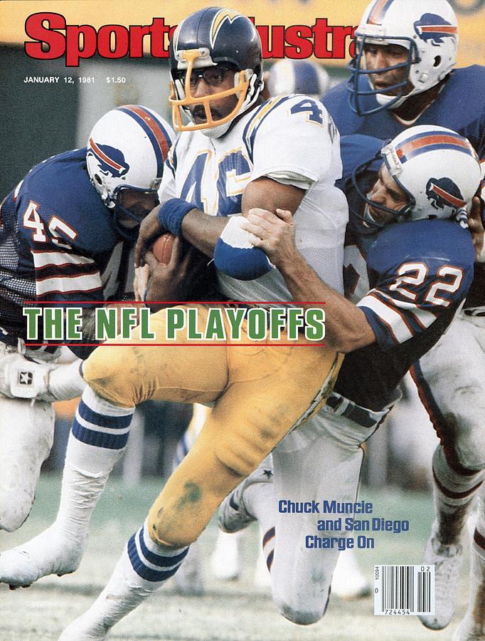 San Diego Chargers Chuck Muncie, 1981 Afc Divisional Sports Illustrated Cover Photograph by Sports Illustrated