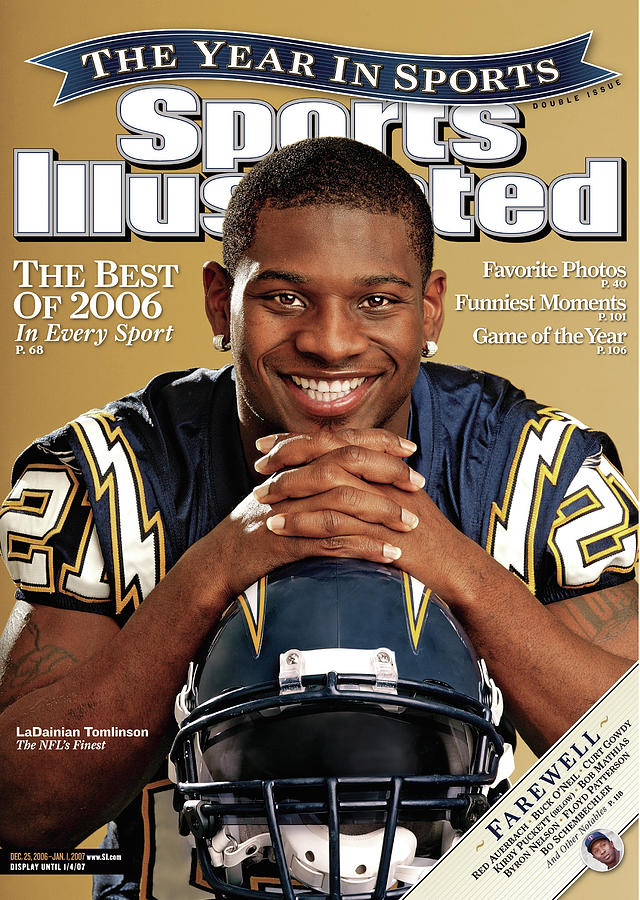 San Diego Chargers Ladainian Tomlinson Sports Illustrated Cover Photograph by Sports Illustrated