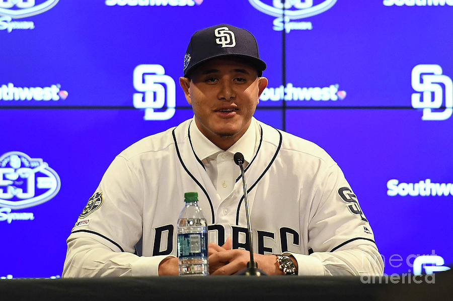 San Diego Padres Introduce Manny Machado Photograph by Jennifer Stewart San Diego Padres Introduce Manny Machado Photograph by Jennifer Stewart