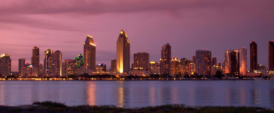 San Diego Photograph - San Diego Panorama by DJ Florek