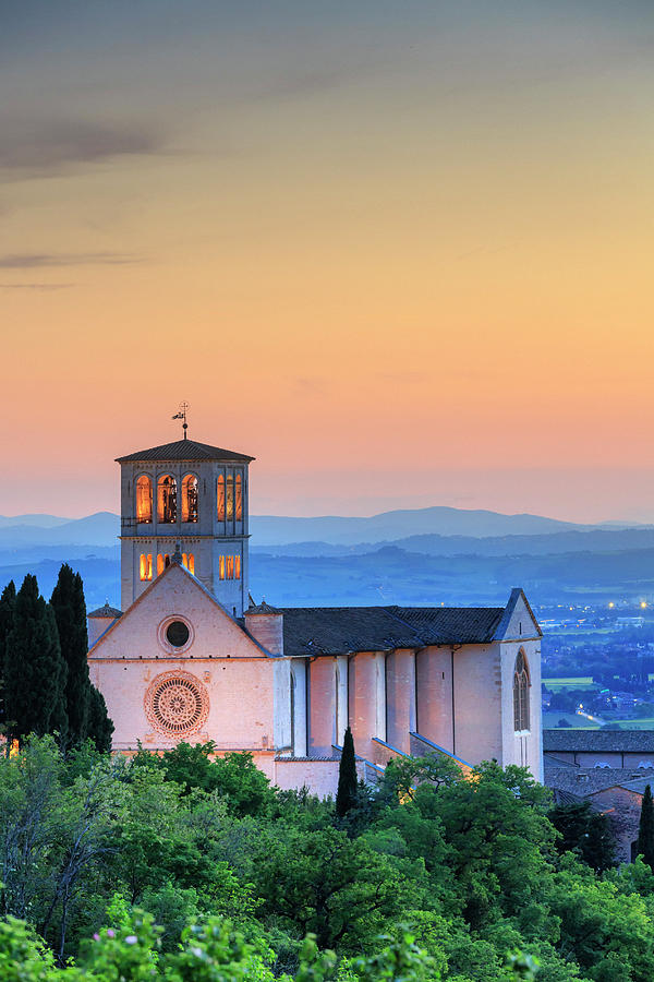 San Francis Cathedral Umbria, Italy Digital Art by Maurizio Rellini