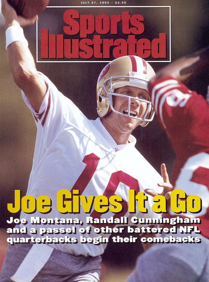 San Francisco 49ers Qb Joe Montana Sports Illustrated Cover by Sports  Illustrated