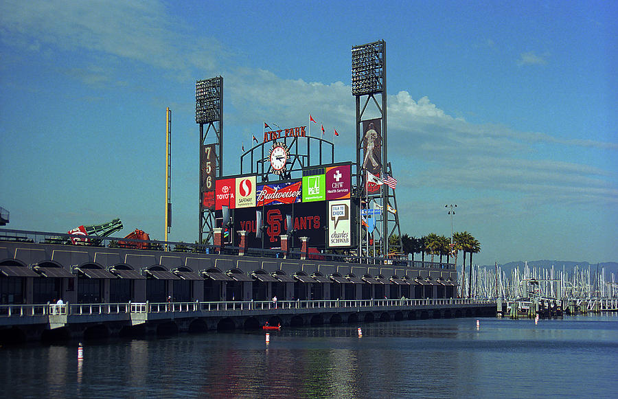 San Francisco Bay and Ballpark 2007 Photograph by Frank Romeo