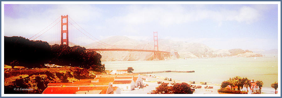 San Francisco Bay and Golden Gate Bridge Photograph by A Macarthur Gurmankin