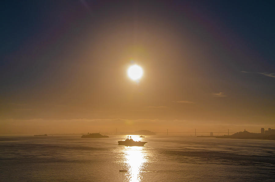 San Francisco Bay at Sunrise Photograph by Bill Cannon