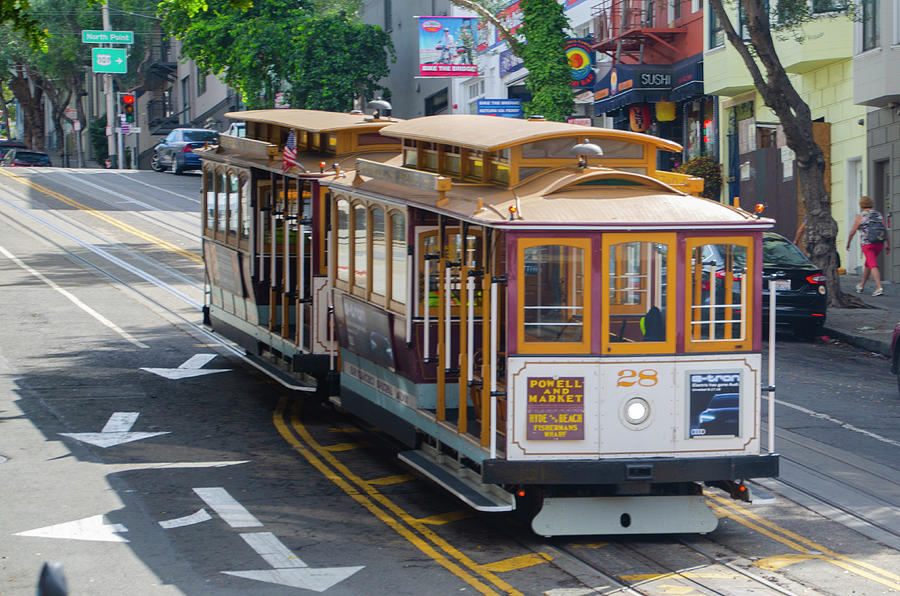 San Francisco Photograph - San Francisco Cable Car by Bill Cannon