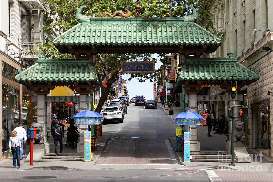 San Francisco Chinatown Dragon Gate R399 Photograph by Wingsdomain Art and Photography