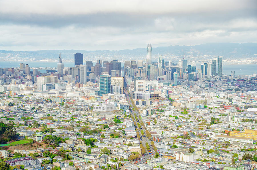 San Francisco Cityscape Photograph by Bill Cannon