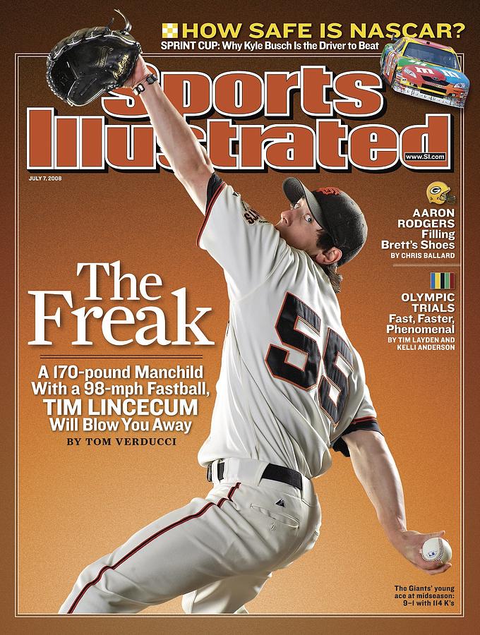 San Francisco Giants Tim Lincecum Sports Illustrated Cover Photograph by Sports Illustrated