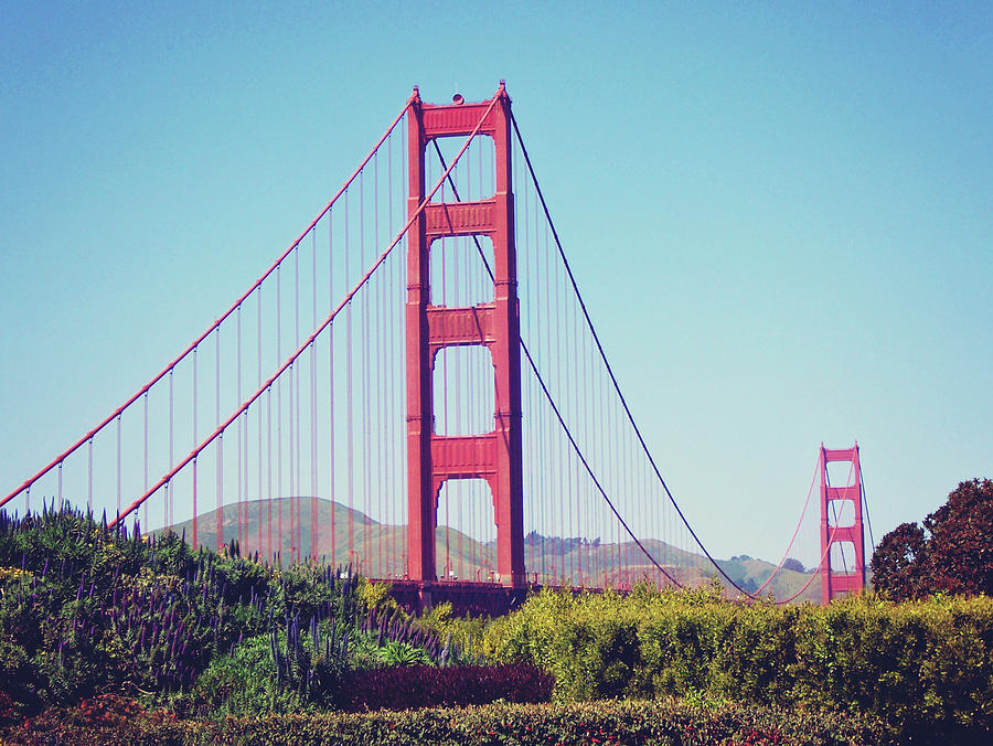 San Francisco Golden Gate Bridge Photograph by By Melisa Anger