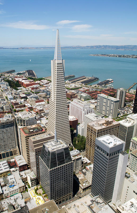 San Francisco Skyline From Above Photograph by Leezsnow