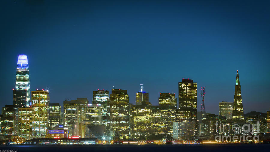 San Francisco Skyline Photograph by Mitch Shindelbower