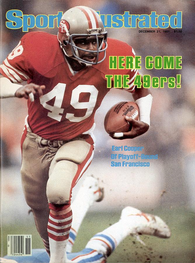 San Fransisco 49ers Earl Cooper Sports Illustrated Cover Photograph by Sports Illustrated