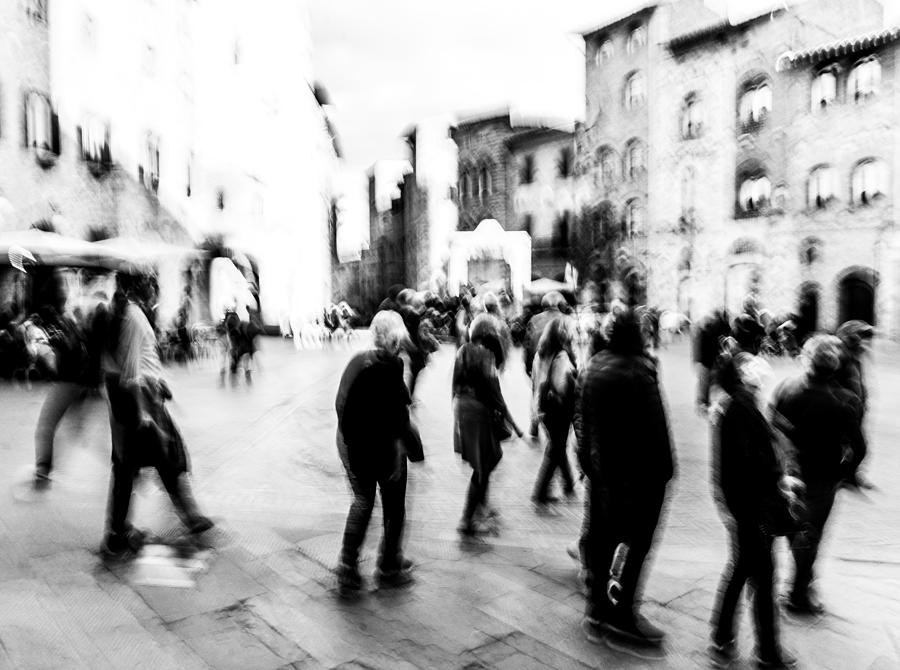 Abstract Photograph - San Gimignano At 1/4 by Adam Dauria ?