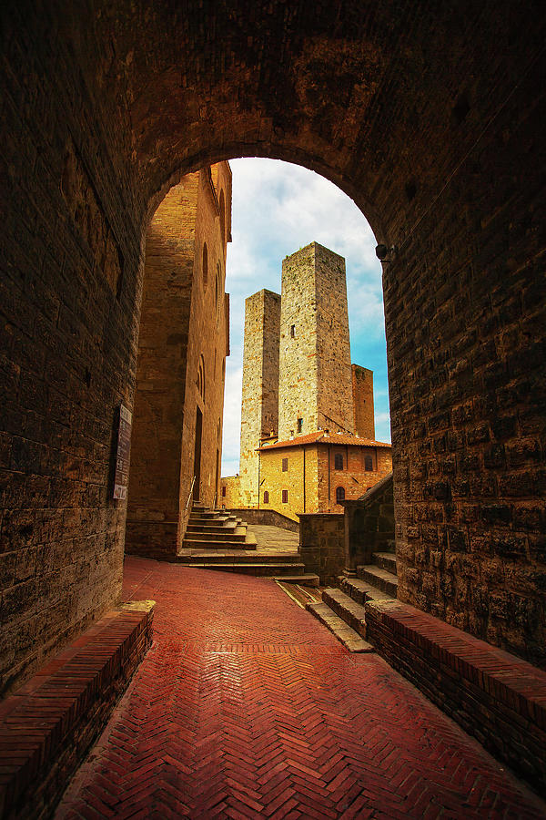 Medieval Towers in San Gimignano Photograph by Stefano Orazzini