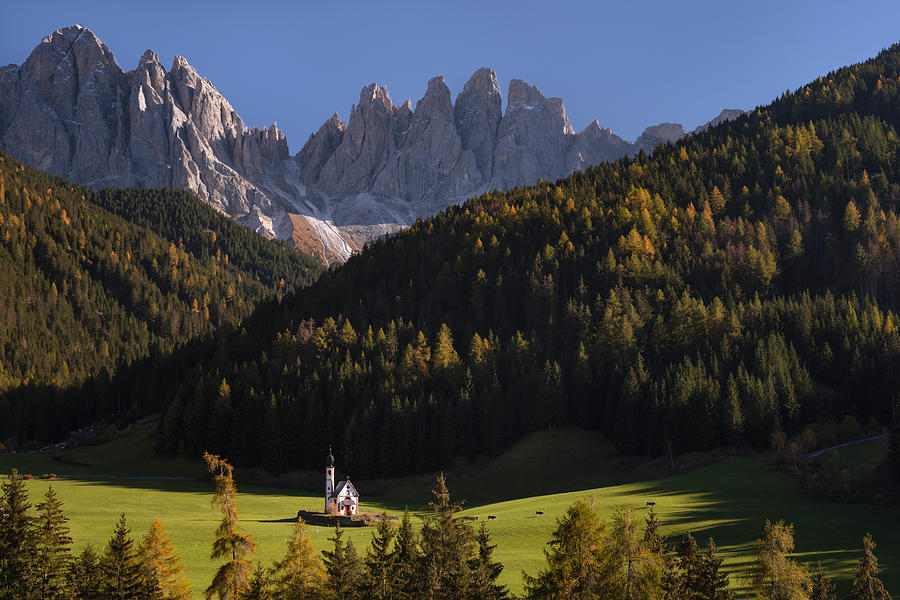 San Giovanni Church In The Dolomites Photograph by Anges Van Der Logt