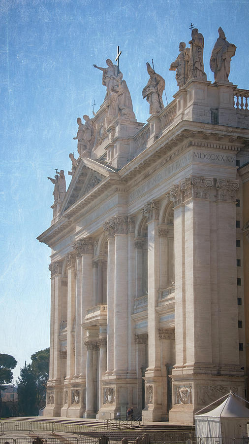 San Giovanni in Laterano in Rome Italy  Photograph by Joan Carroll